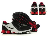 nike shox turbo+ 10 rival noir white red pour hommes